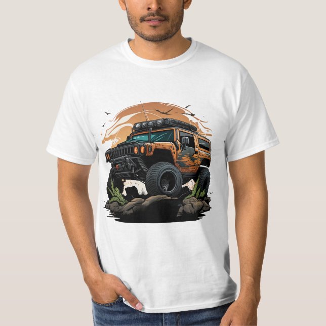 Hummer H1 Rock Crawler T-Shirt (Front)
