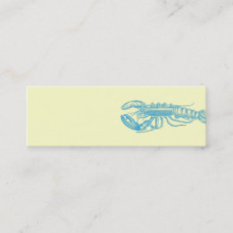 Hummer hellblau Serie Mini Business Card