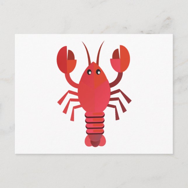 Hummer Languste lobster Postcard (Front)