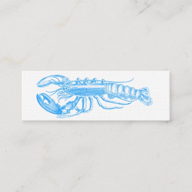 Hummer light blue series mini business card (Front)