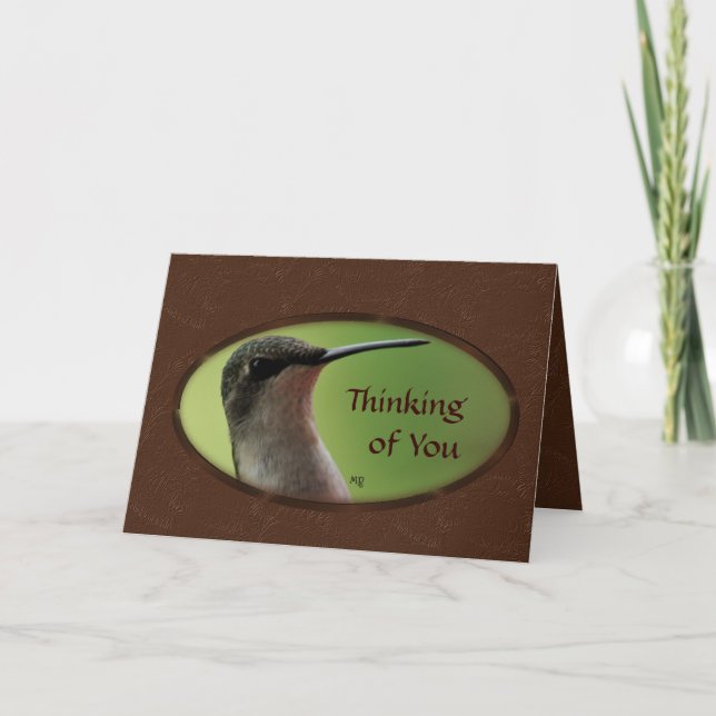 Hummer oval-customize any occasion card (Front)