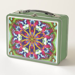 Hummers Kaleidoscope Metal Lunchbox