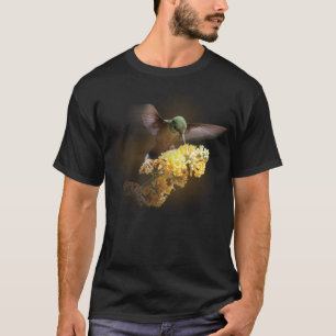 Humming Bird and flower T-Shirt