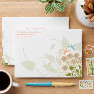 Humming Bird Christian Two Become One Envelope