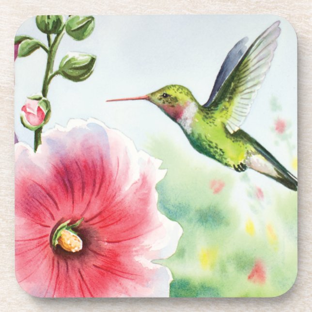 Humming bird drink coaster (Front)
