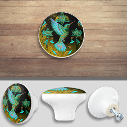 Humming Bird Elegant Cabinet Drawer Furniture  Ceramic Knob