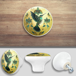 Humming Bird Elegant Cabinet Drawer Furniture  Ceramic Knob