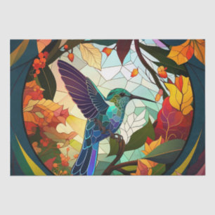 Humming Bird Stained Glass Tissue Paper