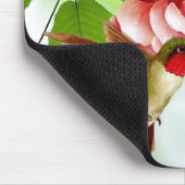 Humming Birds and Flowers Mouse Pad (Corner)