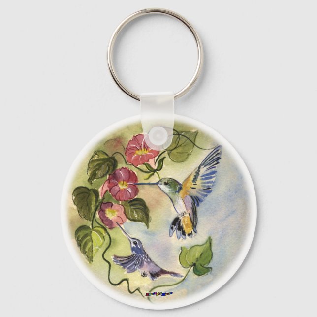Humming Birds Keychain (Front)