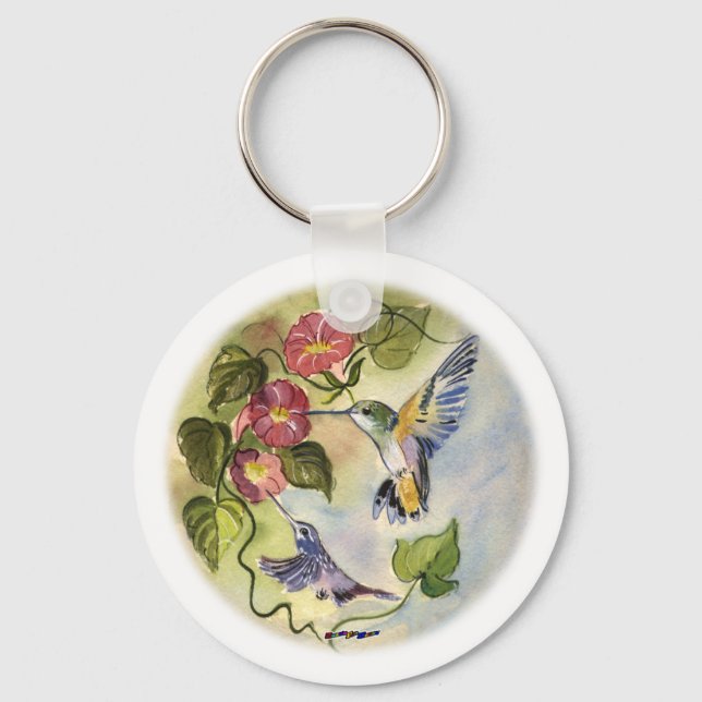 Humming Birds Keychain (Front)