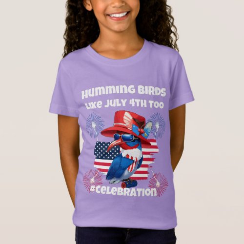 Humming birds like 4th of july too  T_Shirt