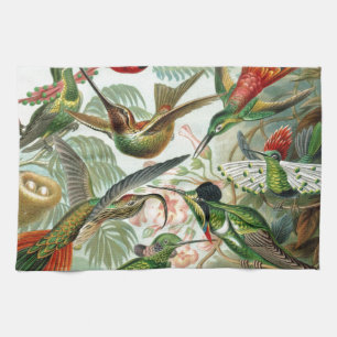 Humming Birds Paradise art Kitchen Towel