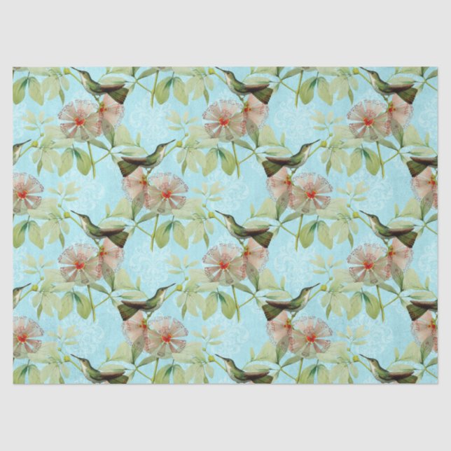 Humming Birds Series Design Nine Tissue Paper (Front)