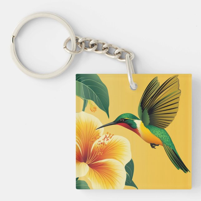  HUMMINGBIRD  #1  KEYCHAIN (Front)