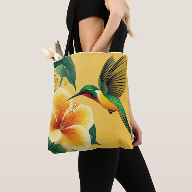 HUMMINGBIRD #1 TOTE BAG (Close Up)