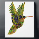 Hummingbird 7b plaque<br><div class="desc">Hummingbird flying on a sunny day</div>