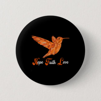 HummingBird  Aml Leukemia Awareness  Button