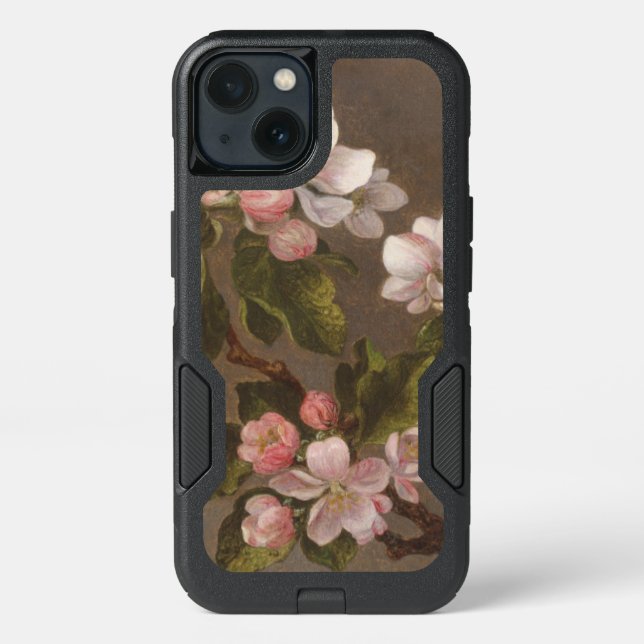 Hummingbird and Apple Blossoms Otterbox iPhone Case (Back)