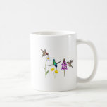 Hummingbird And Flower Funny Bird Lover Men Women  Coffee Mug