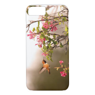 Hummingbird and Flowers iPhone 8/7 Case