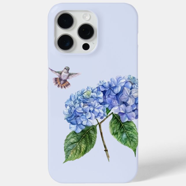 Hummingbird and Hydrangea  Case-Mate iPhone Case (Back)