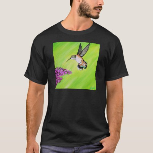 Hummingbird and Lilac T_Shirt