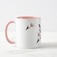 Hummingbird and Lilies