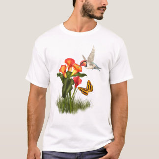 Hummingbird and lilies T-Shirt