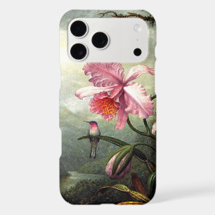Hummingbird and Orchid, botanical artwork iPhone 17 Pro Max Case
