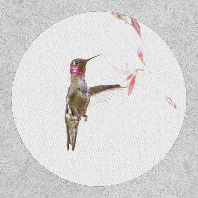 Hummingbird and single flower patch (Front)