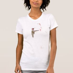 Hummingbird and single flower T-Shirt
