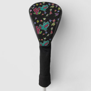 hummingbird art golf head cover