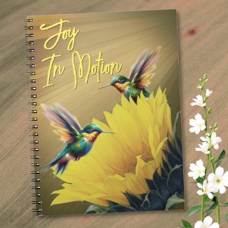 Hummingbird Art & Sunflower Photograph Mix