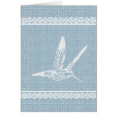 Hummingbird Baby Blue (Front)
