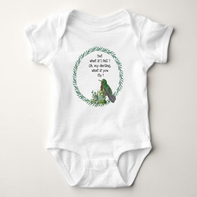 Hummingbird Baby  Bodysuit (Front)