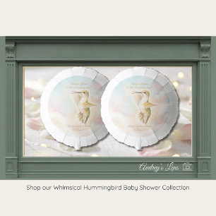Hummingbird Baby Shower Balloons   Nature Theme