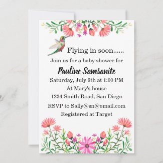 Hummingbird Baby Shower