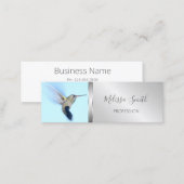 Hummingbird Bird Cute Animal Mini Business Card (Front/Back)