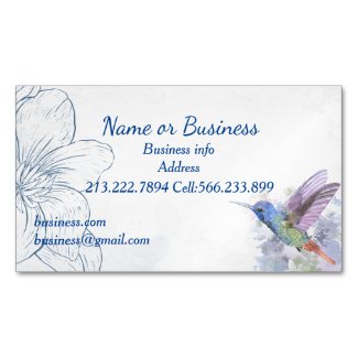 Hummingbird, Bird, Nature, Wildlife, Business Card