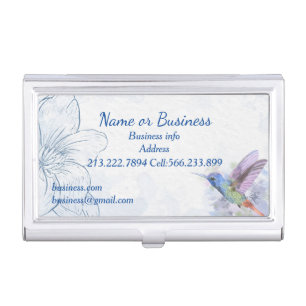 Hummingbird, Bird, Nature, Wildlife, Business Card Case