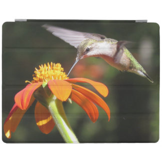 Hummingbird Bird Sunflower Flower Floral Garden iPad Smart Cover