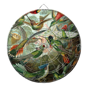 hummingbird bird wildlife classic painting dart board