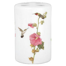 Hummingbird Birds Flower Floral Wildlife Animal Bath Set Hummingbird Birds Flower Floral Wildlife Animal Bath Set
