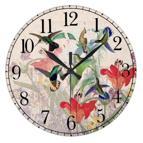Hummingbird Wall Clock