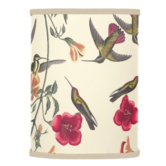 Hummingbird Birds Wildlife Flower Floral Lamp Shade (Right)