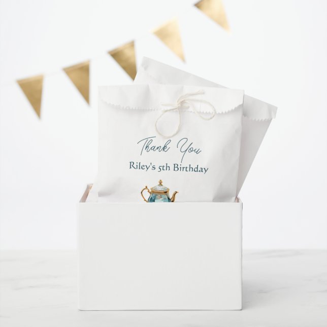 Hummingbird Birthday Tea Party Favor Bag (Party)