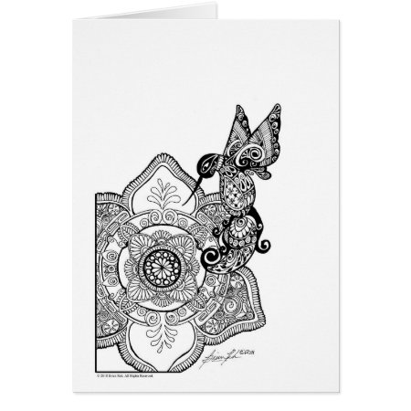 Hummingbird  - Blank Card For Any Occasion