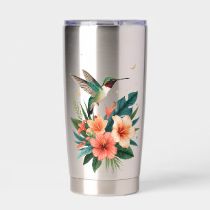 Hummingbird Bloom Tropical Tumbler