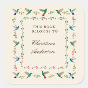Hummingbird Bookplate